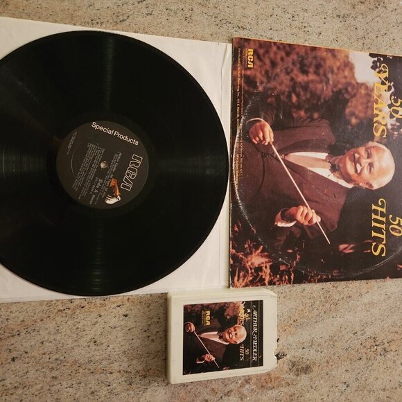 Arthur Fiedler Vinyl Record and 8 Track Tape Vintage - Picture 2 of 3